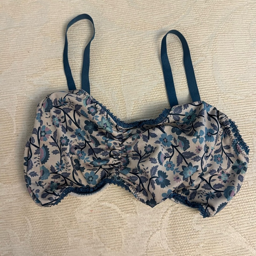 EUC Dahlia Blue Spell Bralette Small
